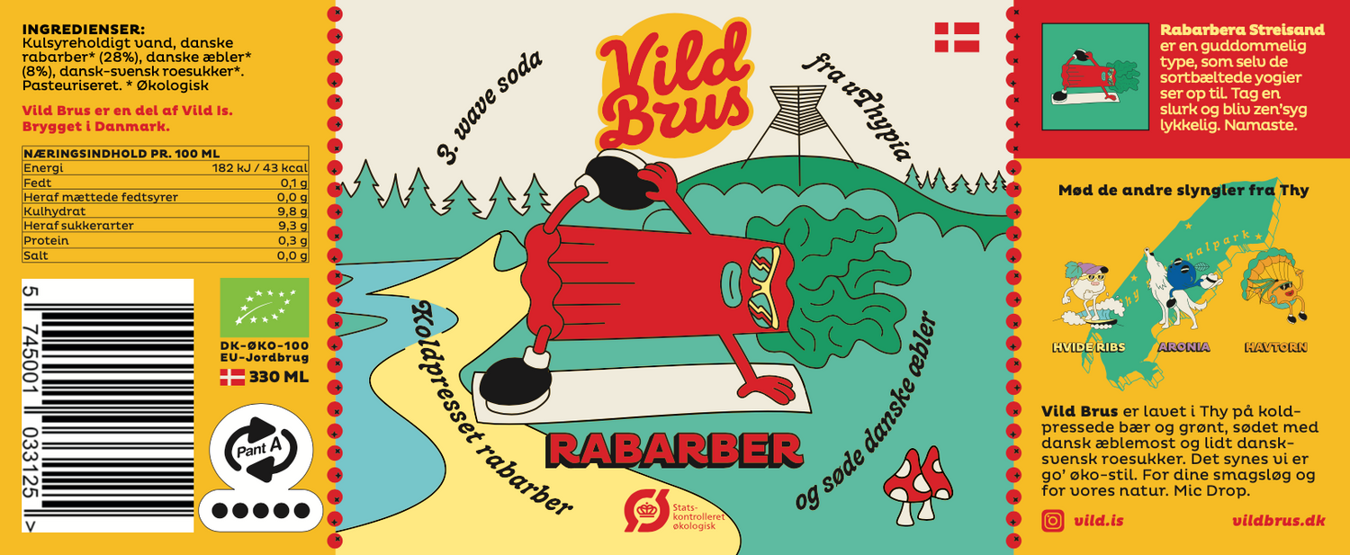 Vild Brus Rabarber (24 stk) - økologisk